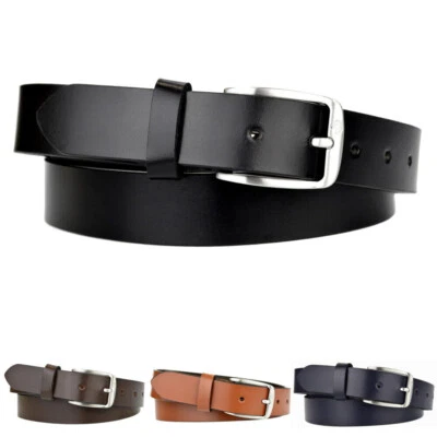 WOODBAG • GÜRTEL AUS LEDER 3 CM BREIT LEDERGÜRTEL DAMEN HERREN ANZUGGÜRTEL WB01 - Bild 1 von 4