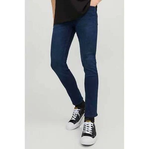 Jack Jones 5975 Glenn Icon Slim Fit Super Stretch Denim Jean - Blue - Picture 1 of 4