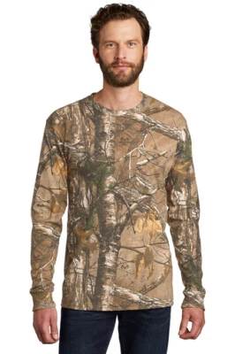 Russell Outdoors Mens Size S-3XL Realtree Xtra Camo Sport Long Sleeve T-Shirt  - Image 1 of 2