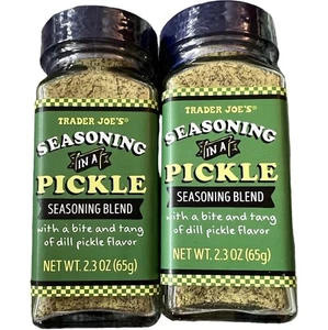 2 X Trader Joe's Seasoning In A Pickle Seasoning Blend 2.3 oz Each Bottle - Picture 1 of 5