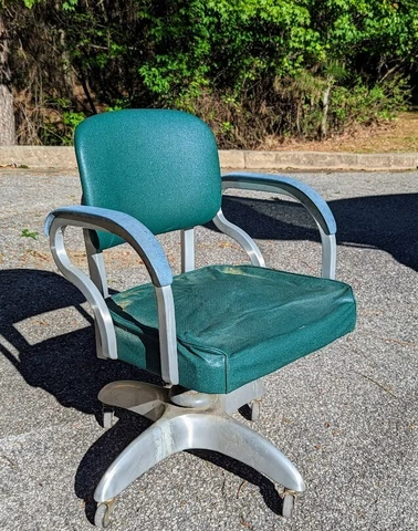 Vintage GOODFORM Gio Ponti styed Tanker Office Chair Industrial/Machine age Cover