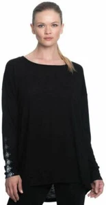 Women's Gaiam Haven Long Sleeve Yoga Top, Size: S, Black (po) - Picture 1 of 2