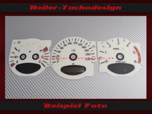 Tachoscheiben für Chrysler PT Cruiser 140 Mph zu 220 Kmh - Picture 1 of 2