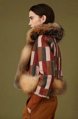 J Mendel Reversible Mink and Fox Jacket XS US2 EURO 17000 $22000 NWT - Image 1 of 4