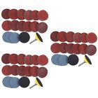 3 Sets Sanding Discs Pads Drill Sander Attachment Sandpaper Pads With Backing