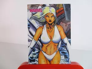 2008 WOMEN OF MARVEL SWIMSUIT EMBOSSED CHASE CARD RITTENHOUSE EMMA FROST S-5 - Picture 1 of 11