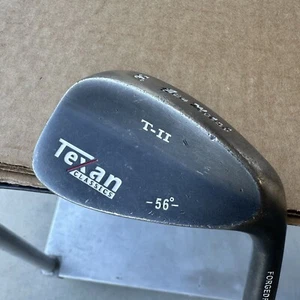 Texan Classics T-II Gunmetal Wedge 56° Steel RH - Needs Grip 36.25” - Picture 1 of 12