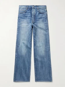 AMIRI Denim-Jeans mit breitem Bein blau 30 Baggy italienisch neu mit Etikett - Bild 1 von 5
