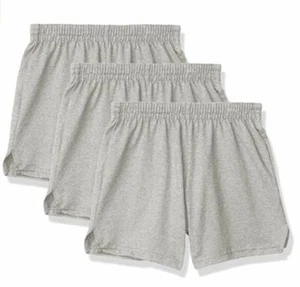 Soffe Cheer Athletic Gym Shorts Girl S,M,L & Adult XS,S NWT Gray Single or Sets - Picture 1 of 7