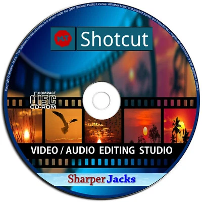 NEW & Fast Ship! Shotcut Video / Audio Professional Editor & Publishing Studio - Image 1 of 4
