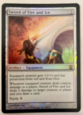 Sword of Fire and Ice Foil - Darksteel MTG Magic the Gathering - Image 1 of 2