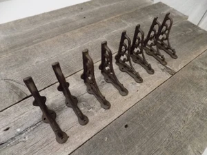 12 Antique Style Brace Wall Bracket Cast Iron Brackets SMALL 3 1/2" X 4 1/8" - Picture 1 of 9