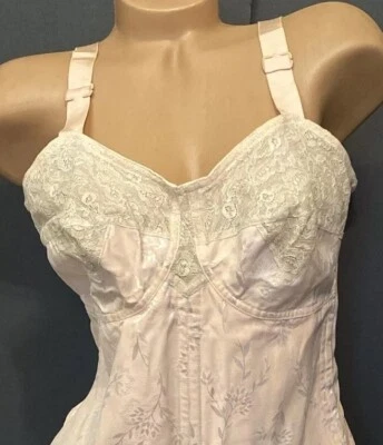 Faja inferior abierta vintage corsé sujetador bala ligas de metal torso nuevo con etiquetas #A -1 Foto 1 de 4