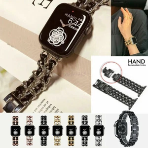 For Apple Watch Band Series SE 6 5 4 3 Stainless Steel Strap iWatch Loop band - Picture 1 of 35