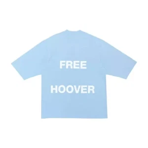 Kanye West & Drake Free Hoover Long T-shirt Light Blue - X-Large - Picture 1 of 2