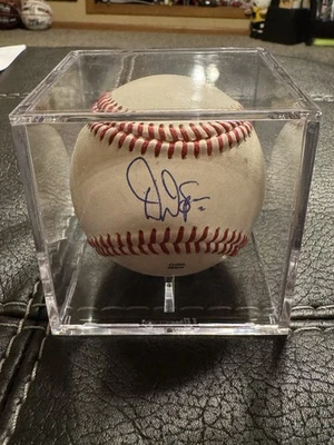 ⚾️ Denard Span Minnesota Twins Autographed Baseball W/case - Image 1 of 4