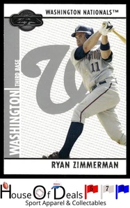 2008 Topps Co-Signers #085 Ryan Zimmerman Washington Nationals Baseball Card - Picture 1 of 2