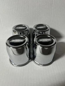 4 CENTER CAPS CHEVYCHROME 5 LUG CONVO PRO CENTER LINE WHEELS VINTAGE 3.17" OD - Picture 1 of 4