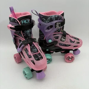 Roller Derby Mädchen verstellbare 2-in-1 Quad und Inline Skates - Bild 1 von 9