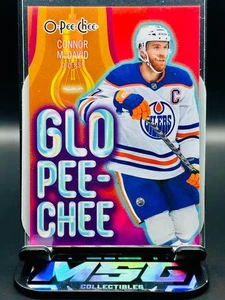 2024-25 O-Pee-Chee Connor McDavid Glo-Pee-Chee #GLO-4 SSP - Picture 1 of 2