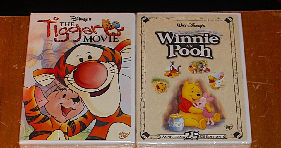 DISNEY MANY ADVENTURES WINNIE POOH, 25TH ANNIVERSARY & THE TIGGER MOVIE: DVD NEW - Image 1 of 1