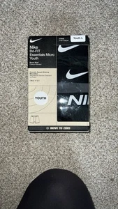 Nike Dri-FIT Essential Micro Boys Youth Boxer Brief M(US 10/12) 3 Pack Black - Picture 1 of 3