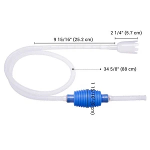 Aquarium Siphon Gravel Cleaner Vacuum Cleaner Water Change Fish Tank Pump Filter - Picture 1 of 7