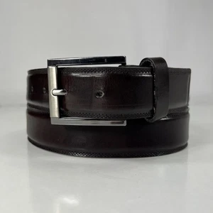 Cinturón de Vestir BOSCA Usado Marrón Cuero Genuino - Para Hombre Talla 38 - Imagen 1 de 9