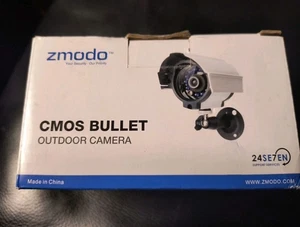Zmodo CMOS Bullet 1/4" Color 12V Outdoor Camera ZMD-CCH-BCS13NM New - Picture 1 of 11