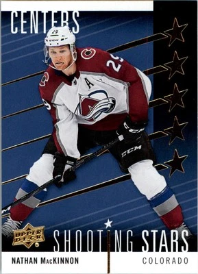 2019-20 Upper Deck Shooting Stars Centers #SSC5 Nathan MacKinnon - HKY - Image 1 of 2