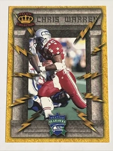 1996 Pacific Invincible Chris Warren #CW10 Chris Warren - Picture 1 of 2