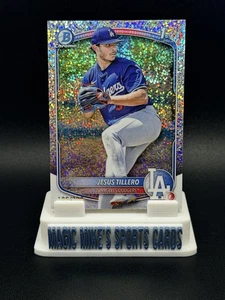 Jesus Tillero 2025 Bowman Chrome Prospects #BCP-117 Speckle Refractor /299 (RC) - Picture 1 of 2