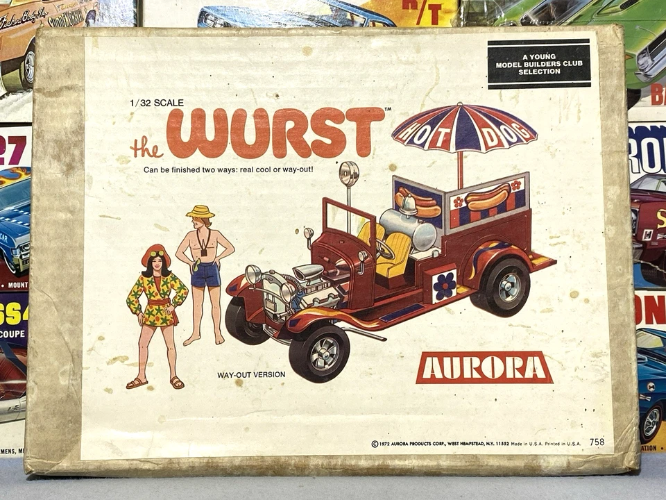 AURORA 1930 FORD "The WURST" #596-650 c1974 1/32 ORIGINAL MODEL CLUB UNBUILT KIT - Image 1 of 4