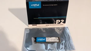Crucial P2 500GB M.2 Internal SSD (CT500P2SSD8) Open Box - Afbeelding 1 van 4