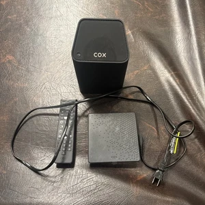 COX Panoramic Cable Modem/router WIFI Gateway with tv box and remote.  (As Is)! - Picture 1 of 2