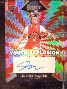 Ja'Kobe Walter 24-25 Panini Select #YE-JAK Youth Explosion RC Auto - Bild 1 von 1