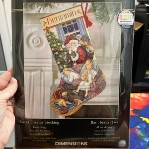 Kit Medias Punto de Cruz Navidad Colección Oro Dimensiones Dulces Sueños 8740 - Imagen 1 de 13