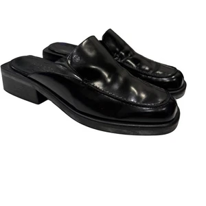 Cole Haan Studio Women’s Black Leather Lux Mules Size 7.5 BRAND NEW - Picture 1 of 15