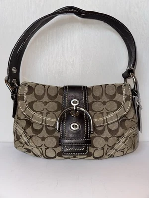 Coach Mini Soho Hobo Shoulder Bag - Brown- Style D0769-10602 - Image 1 of 4