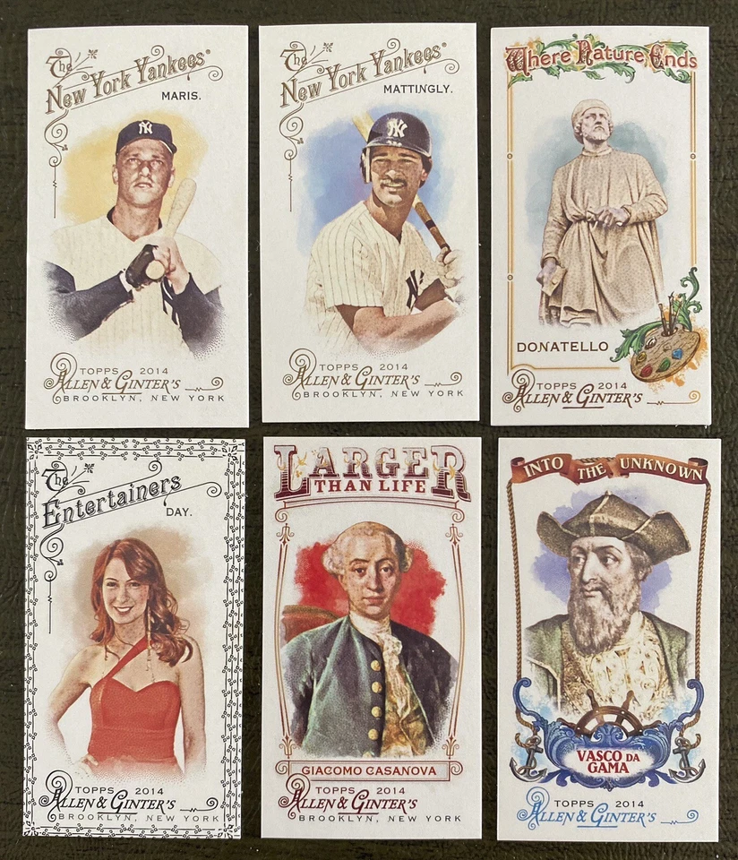 ( U SELECT CARDS ) 2014 Topps Allen & Ginter Mini Singles & Related Sets 🔽 - Image 1 of 3