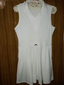 J.Lindeberg Kleid Damen Größe L ärmellos weiß - Bild 1 von 9