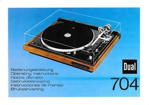 Bedienungsanleitung-Operating Instructions für Dual 704 - Bild 1 von 1