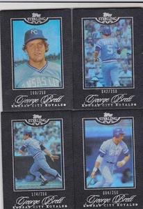 George Brett 2006 Topps Sterling Complete set of 10 Each card Numbered KC Royals - Picture 1 of 6