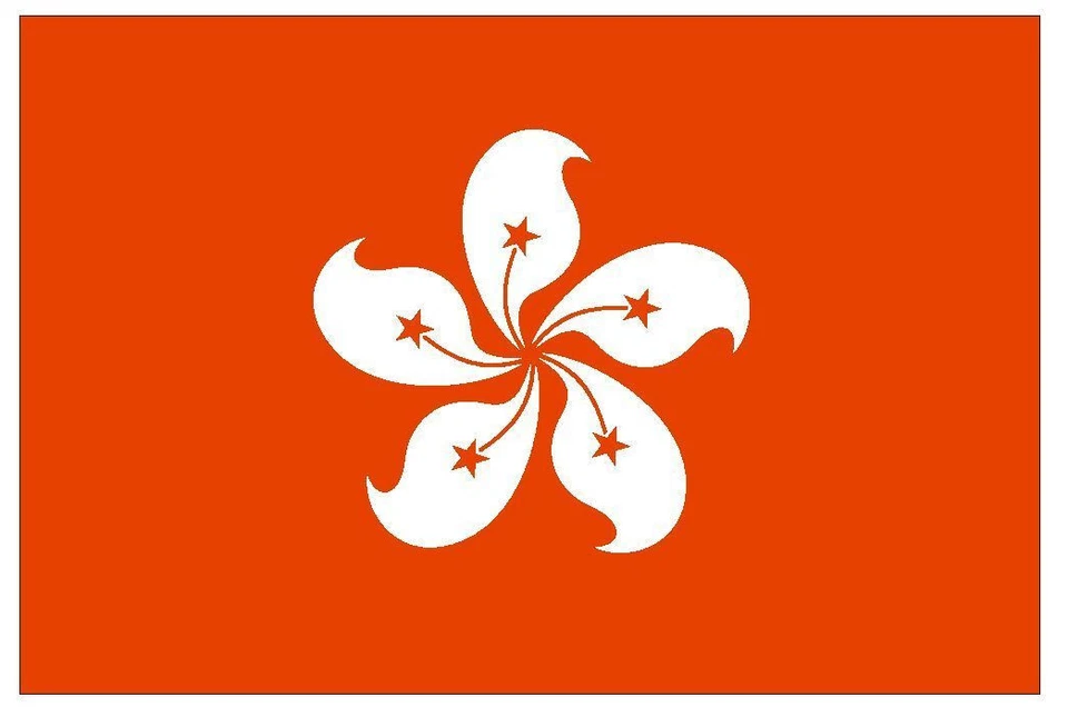 WINTER PARK PRODUCTS Hong Kong International Flag Sticker Decal F212