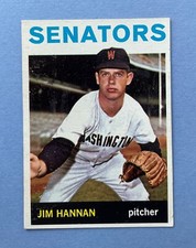 1964 Topps Baseball Jim Hannan #261 Washington Senators Vintage Card