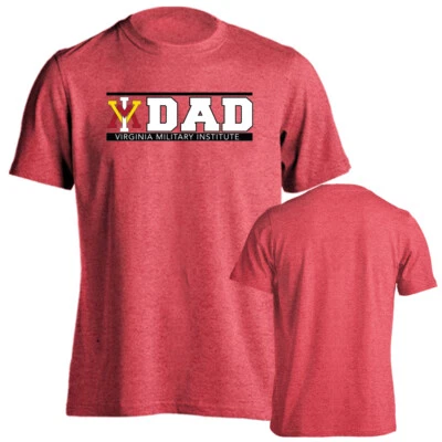 Virginia Military Institute Keydets VMI Dad Father Logo Short Sleeve T-Shirt - Image 1 of 4