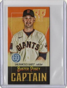 BUSTER POSEY - S.F. GIANTS - 2021 GYPSY QUEEN - MINI CAPTAIN INSERT - KILLER! - Picture 1 of 2