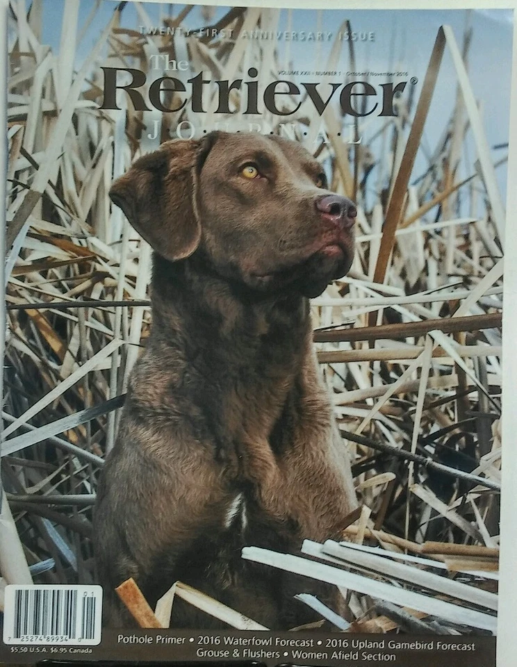 The Retriever Journal Oct Nov 2016 Waterfowl Forecast Gamebird FREE SHIPPING sb - Image 1 of 1