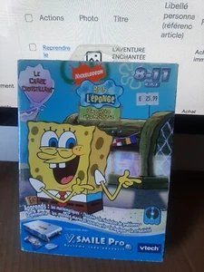 Bob L Éponge Jeu V.SMILE PRO VTECH 100% NEUF - Imagen 1 de 2