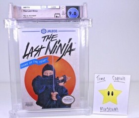 The Last Ninja New Nintendo NES Factory Sealed WATA VGA Grade 9.0 B+ MINT H-Seam
